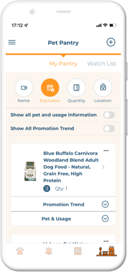 Screenshot of the feature in Smartphone