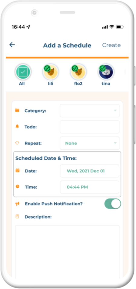 Screenshot of the feature in Smartphone
