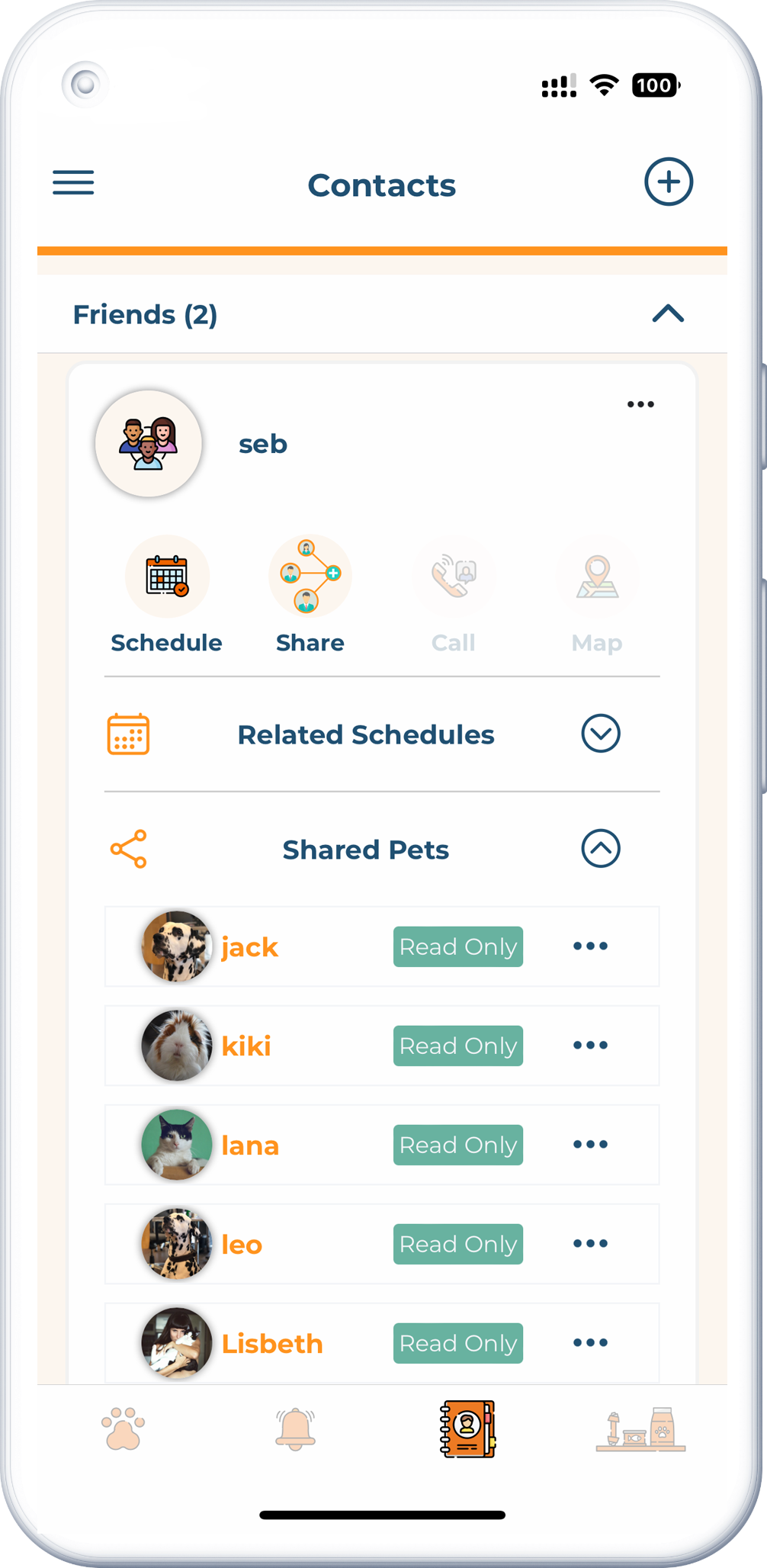Screenshot of the feature in Smartphone
