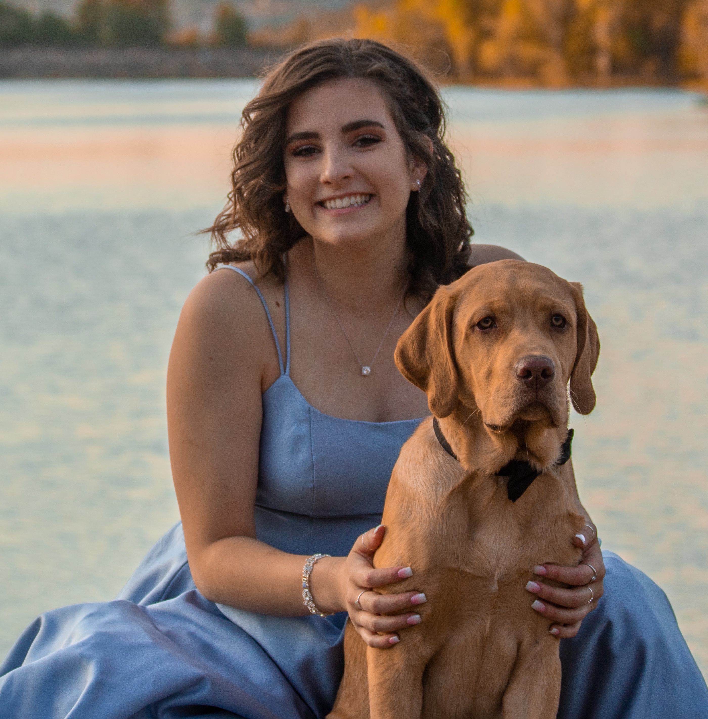 YepiTag testimonal: Woman with dog